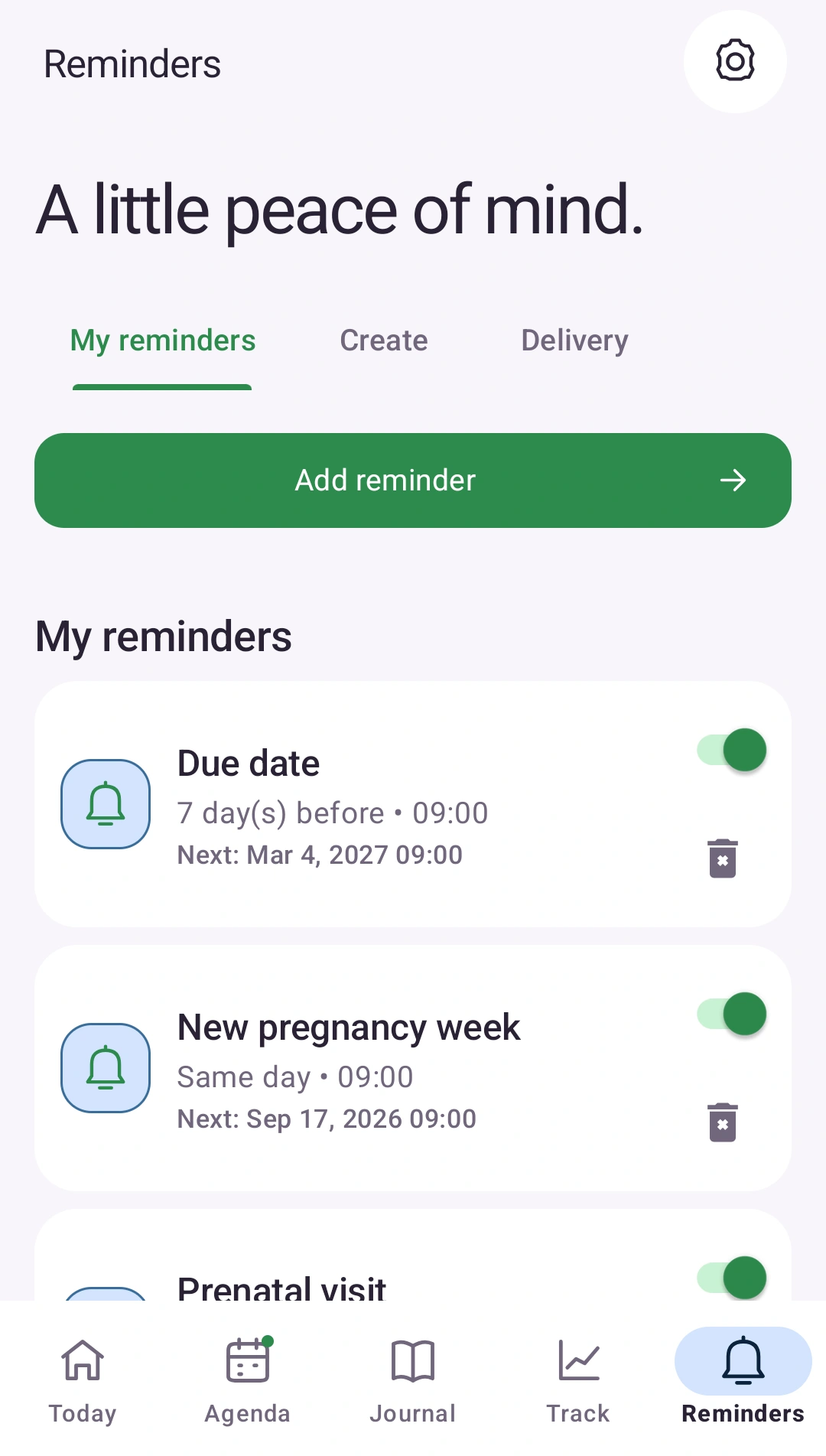 Remember what matters — Personal reminders, at your own pace